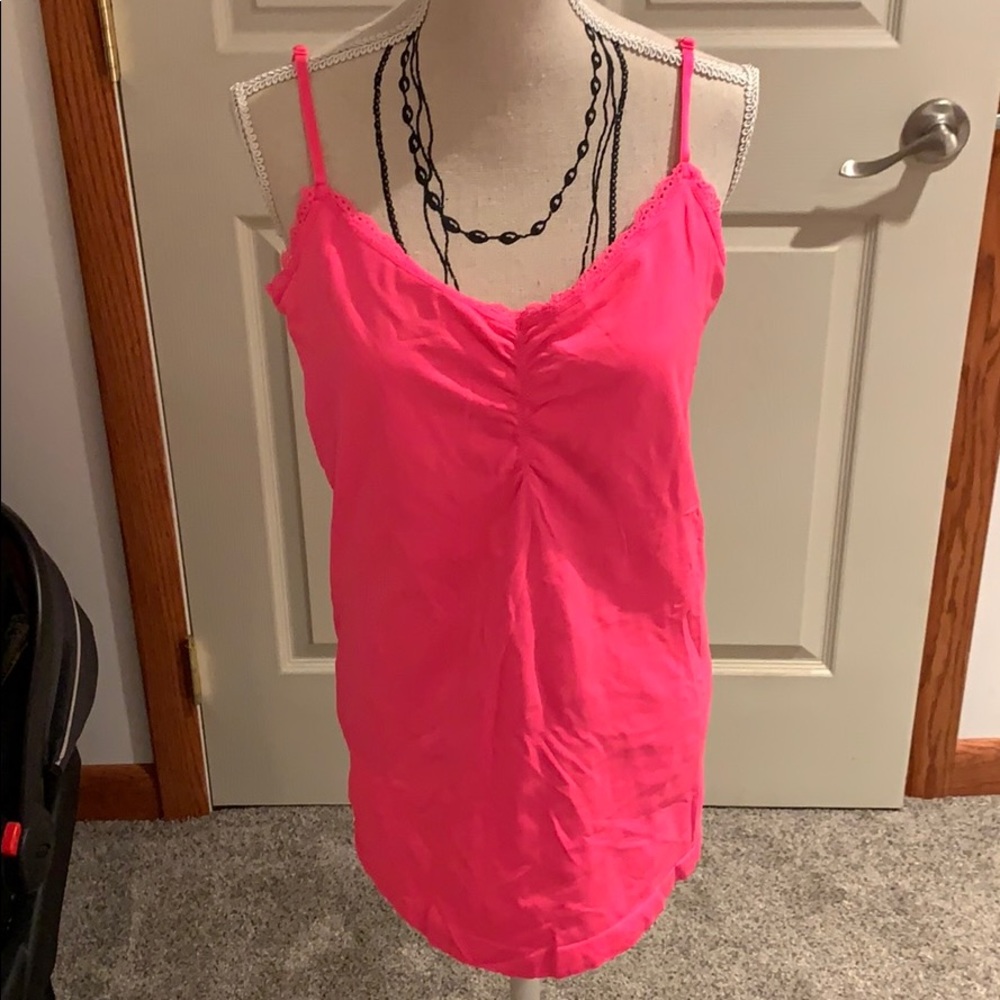Victoria secret xl tank top. Pink in color.